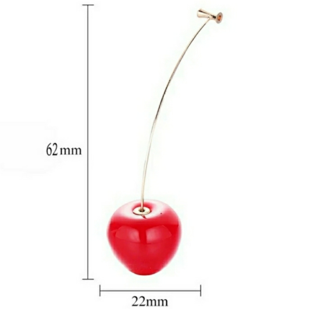 🍒 Dark Cherry Drop earrings - Picture 5 of 5